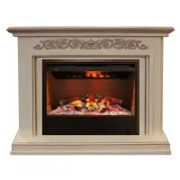 Каминокомплект RealFlame Leticia 26 WT с очагом 3D Helios 26 Каминокомплект RealFlame Leticia 26 WT с очагом 3D Helios 26