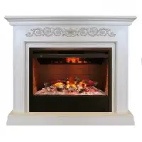 Каминокомплект RealFlame Leticia 26 WT с очагом 3D Helios 26 Каминокомплект RealFlame Leticia 26 WT с очагом 3D Helios 26